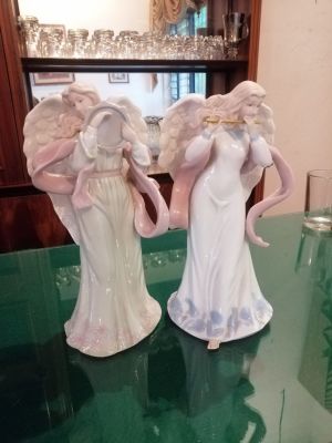 Angeles Vintage De Porcelana China 26 Cms Precio 330 Cada Uno Se Venden Por Separado